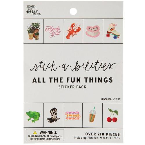 All The Fun Things Stickers