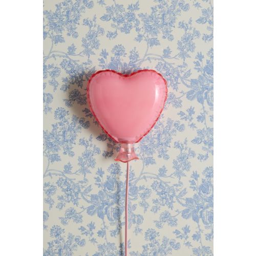 Mylar Heart Balloon Shape Resin Sconce