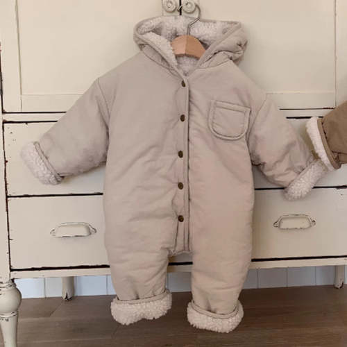 Earthy Winter Fleece Snow Suit