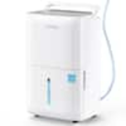 waykar 150 pt. 7,000 sq. ft. Energy Star Dehumidifier with Pump and Drain Hose for Wetroom, Basement and Bedroom in White HDCX-150PB-CTH