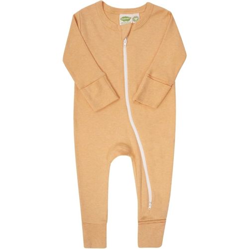 PARADE Snuggle Soft Melange '2-Way' Zipper Romper, 3-6M