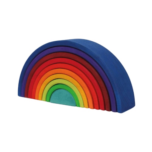Grimm’s Rainbow Sunset - Wooden Pebbles for Creative Play – The Natural Baby Company
