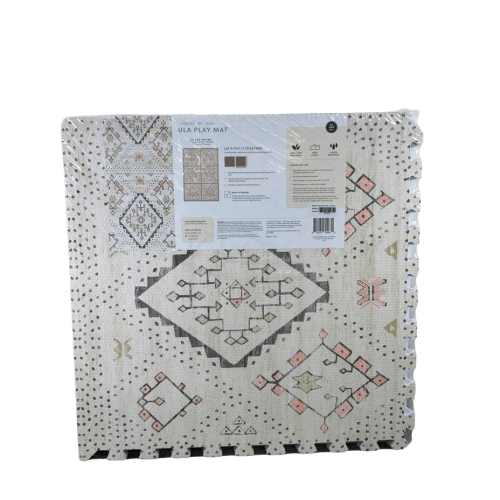 House of Noa Little Nomad Play Mat, Oat, Ula, 4x6