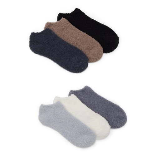 Joyspun Women's Cozy Low Cut Socks, 6-Pack, Fits Shoe Sizes 4-10