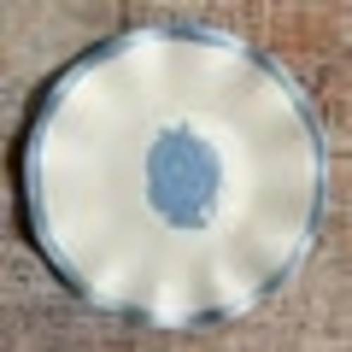 Ruffled Silhouette Plate - Classic Design - Lavender