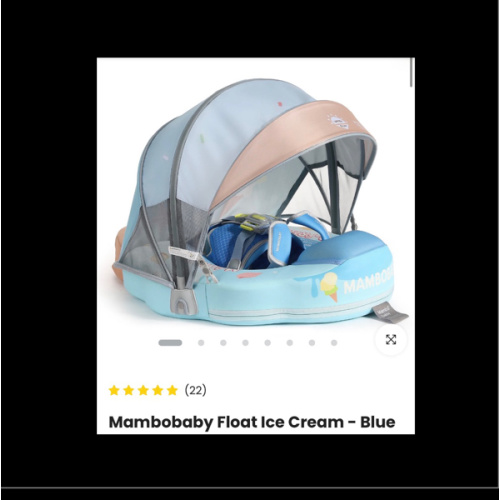 Mambobaby Swim Float with Canopy for 3-24 months Ice Cream – Mambobaby Shop