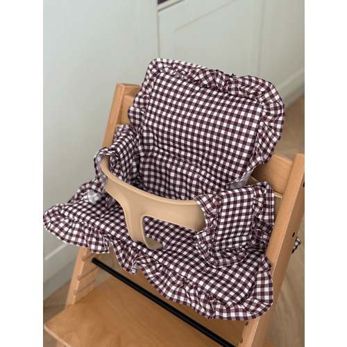 Mulberry Gingham 2 in 1 Cushion | Greyfox Designs