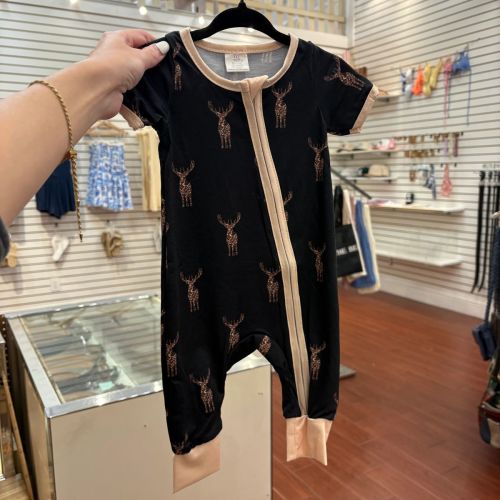 Buck around onesie (Size: 0-3M)