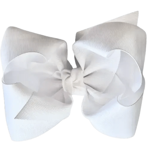 White Grosgrain Bow