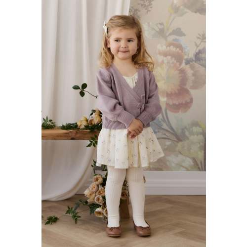 Michaela Knitted Cardigan - Lily Lavender