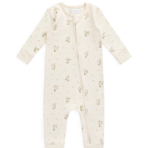 Organic Cotton Jude Onepiece - Josepha Egret Small – Jamie Kay USA