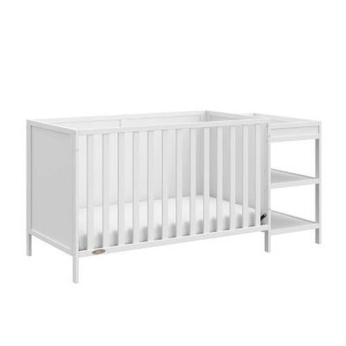 Graco Theo 5-in-1 Convertible Crib and Changer White