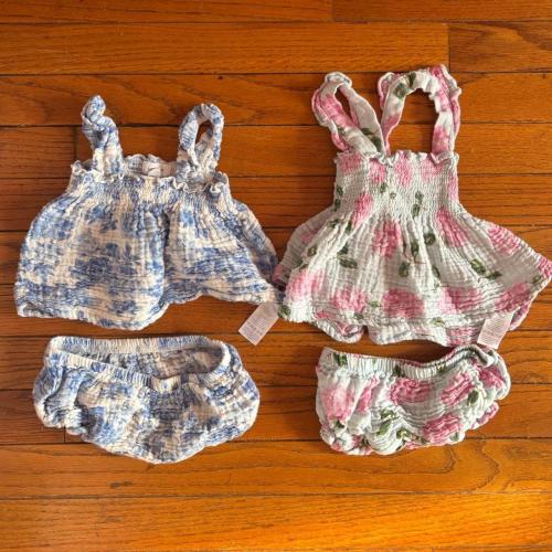 Angel Dear baby girl floral set. They fit more like...