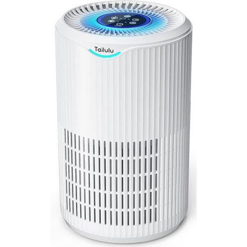 Air Purifiers for Home Large Room Up to 1680 Ft², Tailulu H13 HEPA Air Filter Cleaner, 360° Air Intake & Outlet,Smoke Dust Pollen,15dB Sleep Mode Air Purifiers for Bedroom Living Room, Kitchen, Office