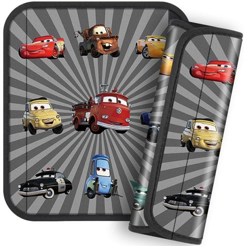 Akkya 2 Pack Seat Belt Cover Pad Seatbelt Covers Cushion Car Seat Strap Pads for Kids Carseat Shoulder Strap Belt Protector Cute Cars Stroller Shoulder Cushion Children Car Seat Accessories