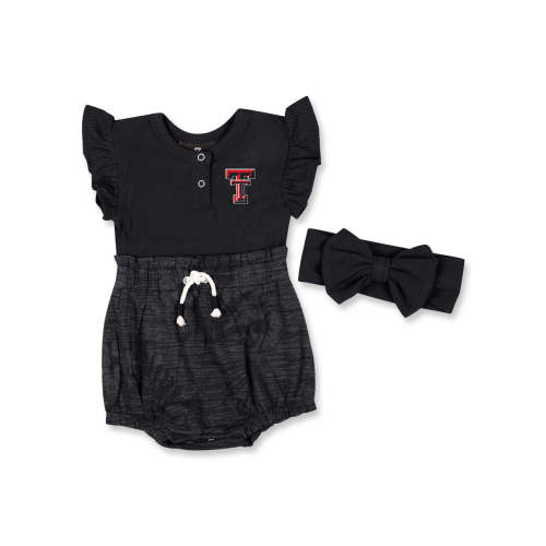 Texas Tech Infant Onesie and Headband 6-12 Months