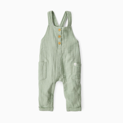 Carter's Little Planet Organic Cotton Gauze Overalls in Blue Creek - Green, 3-6 M