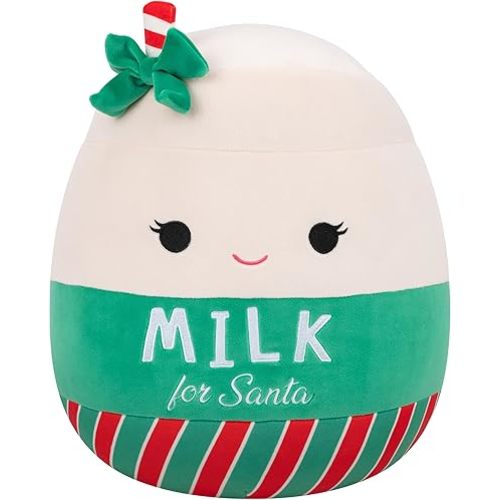 Squishmallows Original 12in Hedda The Milk for Santa – Official Jazwares Holiday Plush (Medium-Sized)