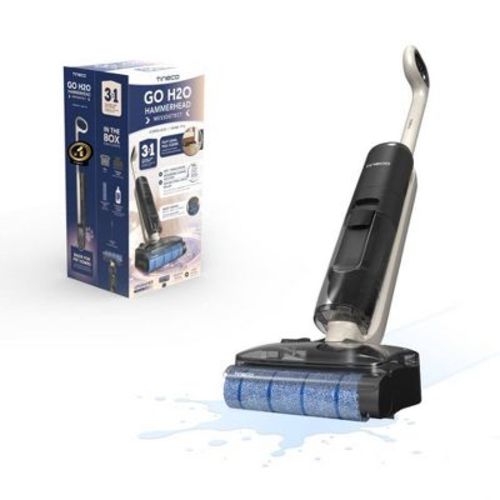 Tineco GO HammerHead MessDetect Cordless Wet/Dry Mop & Vacuum with ZeroTangle and Lay Flat Technology
