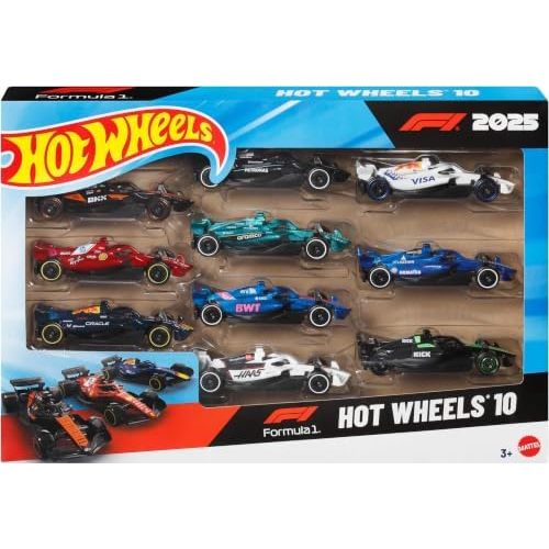 Hot Wheels Formula 1 2025 10-Pack
