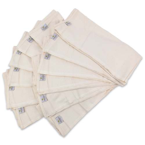 OsoCozy Unbleached Birdseye Flat Cloth Diapers – By the Dozen | ClothDiaper.com – ClothDiaper.Com