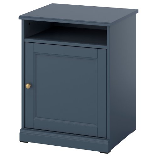 FÅGELFJÄLLET Nightstand - dark gray-blue 20 1/2x18 1/8x26 "