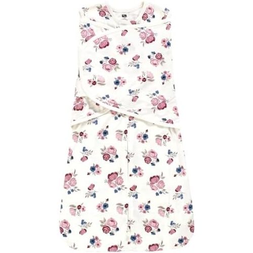 Hudson Baby Infant Girls Convertible Swaddle Sleep Sack, 0-3 Months