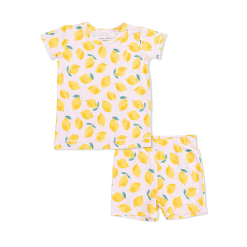 Short Loungewear Set, Sunny Lemons