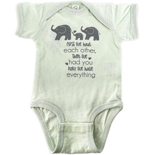 New Ewe, Now We Have Everything Elephant Onesie, Newborn-12 Months