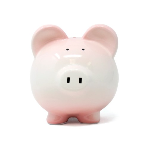 Girlsenberry Ombré Ceramic Piggy Bank