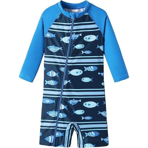 UMELOK Baby Boy Swimsuit UPF 50+ Sun Protection Rash Guard Swimwear