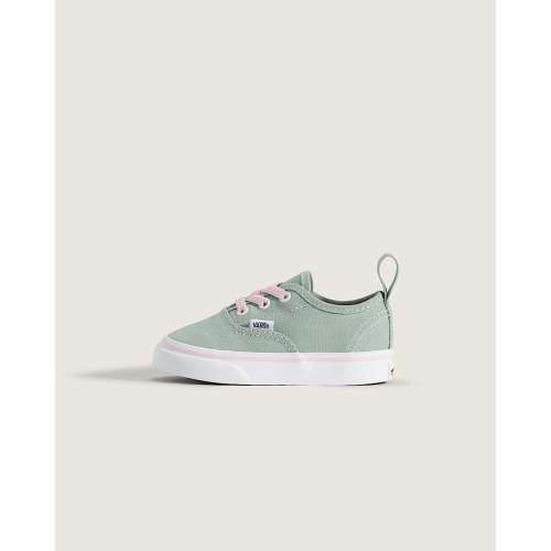 Toddler Authentic Shoe in Olive Grey / Pastel Pink | Vans