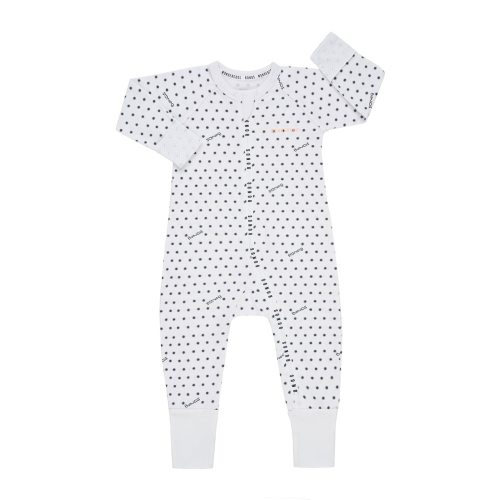 BONDS Wondercool Zip Wondersuit- 0-3M | BX49A | Sunshine Baby White