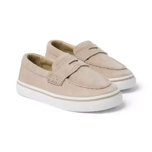 Desert Tan Suede Loafer Sneaker by Janie and Jack