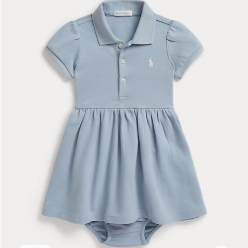Stretch Mesh Polo Dress & Bloomer