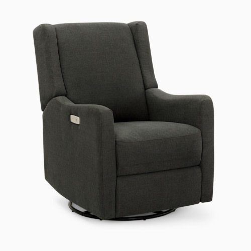 Delta Children Mercer Electronic Power Recliner and Swivel Glider - Dark Grey