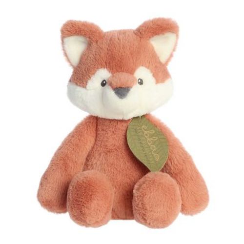 ebba Large Fox Kit Eco ebba Eco-Friendly Baby Stuffed Animal Orange 12.5"