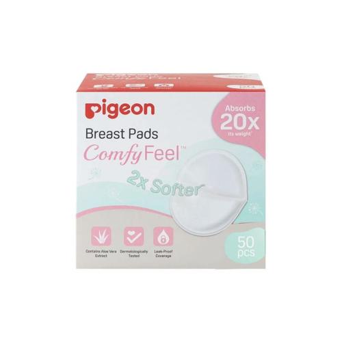 50pc Pigeon Comfy Feel Breast Pads
 - White