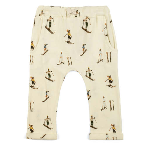 Vintage Natural Ski Organic Cotton Baby Jogger Pants