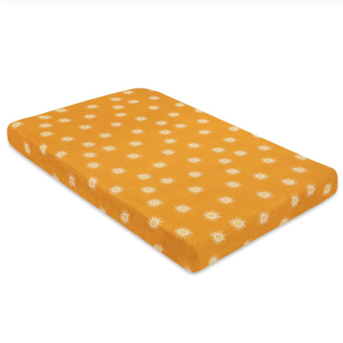 Babyletto Mini Crib Sheet in GOTS Certified Organic Muslin Cotton
