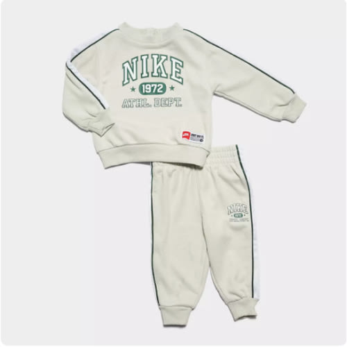 Infant Nike Athletic Dept. 1972 PE Crewneck Sweatshirt and Jogger Pants Set | JD Sports