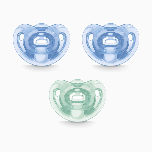 Sensitive Orthodontic Pacifiers - Blue And Green