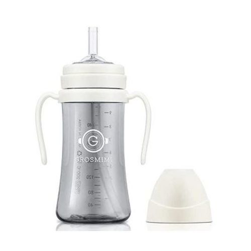 Grosmimi PPSU Straw Cup - 10oz (6 Months+) White 10oz