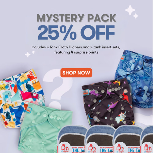 Best Reusable Diaper Set | Mystery 4-Pack | Shop Lil Helper