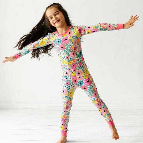 Secret Garden Two-Piece Pajama Set - Little Sleepies