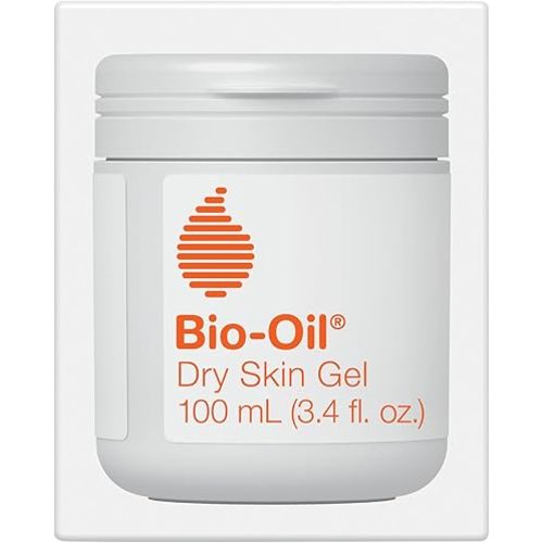 Bio-Oil Dry Skin Gel, Face and Body Moisturizer, Fast Absorbing Hydration, with Soothing Emollients and Vitamin B3, Non-Comedogenic, 3.4 Oz