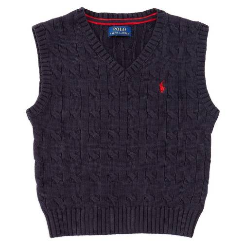 Ralph Lauren Baby Boys 3-24 Months Sleeveless Cable-Knit Sweater Vest
