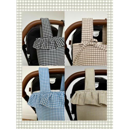 Custom Stroller Bag, Ruffle Bag, Snap-On Caddy, MESSAGE BEFORE ORDERING!