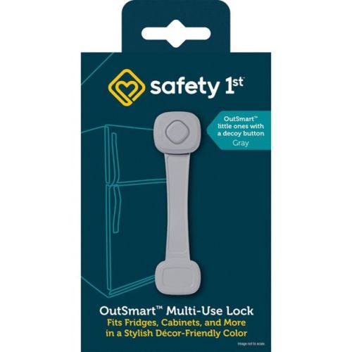 Safety 1st Decor Outsmart Strap: Adhesive Mount, Tool-Free Assembly, Plastic Material, Child Safety Lock
