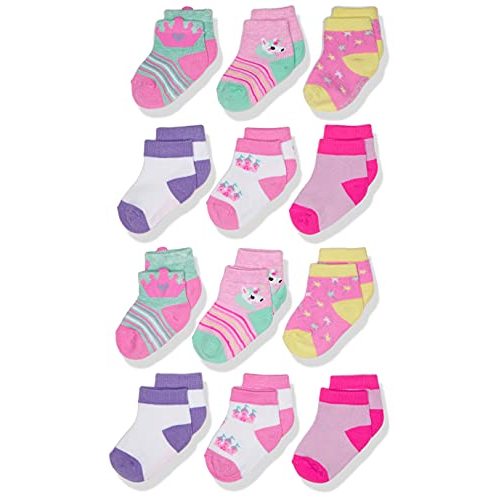 Cherokee Baby Girls' 12 Pack Shorty Socks